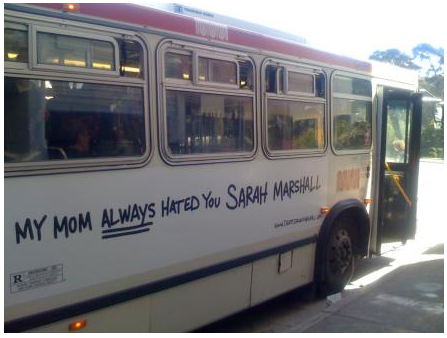 I hate sarah marshall bus